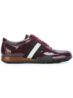 varnished stripe detailing sneakers Bally