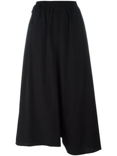 elasticated waistband cropped trousers Y's