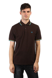 Поло Fred Perry Twin Tipped Brown