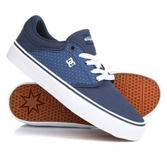 Кеды кроссовки низкие женские DC Mikey Taylor Vu Blue/Brown/White