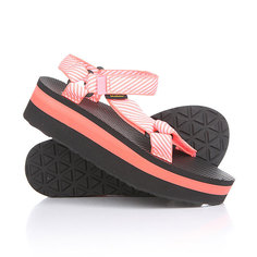 Сандалии женские Teva Flatform Universal Candy Stripe Coral