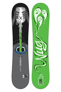 Сноуборд Burton Nug 146 Black/Green