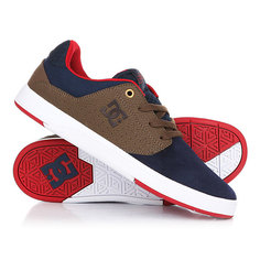 Кеды кроссовки низкие DC Plaza Tiago Navy/Dk Chocolate