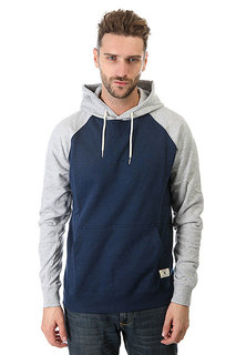 Толстовка кенгуру DC Rebel Raglan Varsity Blue/Heather