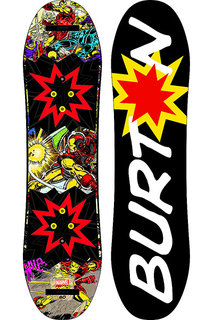 Сноуборд детский Burton Chopper Ltd Marvel Multi