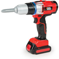 Электронная дрель с 3 насадками, B&amp;D, Smoby
