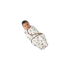 Конверт на липучке SwaddleMe, размер L, Summer Infant, джунгли