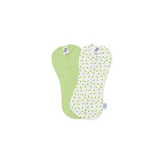 Конверт на молнии Swaddlepod®, (2 шт.), Summer Infant, зеленый/горошек