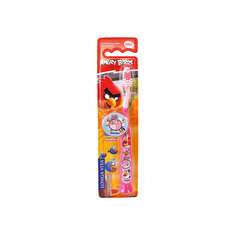 Детская зубная щетка с защитным колпачком, Angry Birds, LONGA VITA, розовый