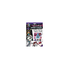 Наклейки и раскраски (фиолетовая), Monster High Росмэн