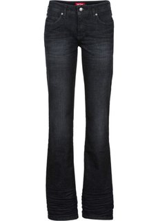 Джинсы-стретч BOOTCUT, низкий рост (K) (синий) Bonprix