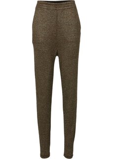Брюки с люрексом (бордовый/золотистый) Bonprix
