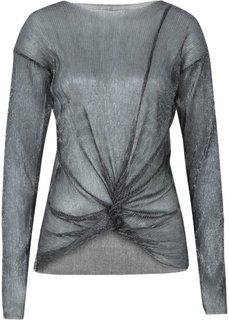 Футболка (черный/серебристый) Bonprix