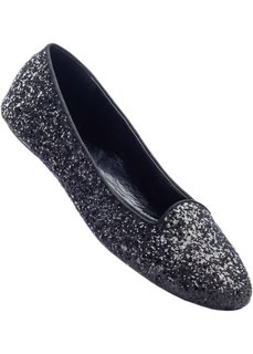 Балетки (с золотистыми блестками) Bonprix