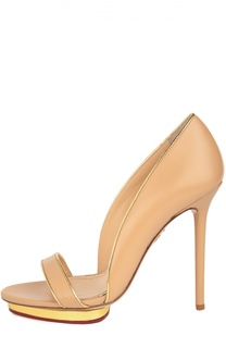 Кожаные босоножки Christine 125 Charlotte Olympia