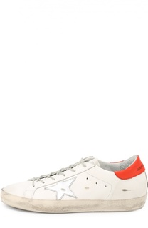 Кожаные кеды Super Star с нашивкой Golden Goose