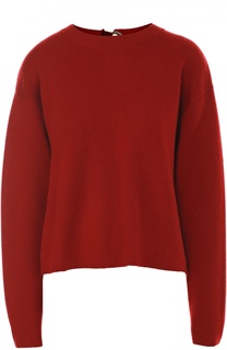 Кашемировый пуловер свободного кроя с круглым вырезом Proenza Schouler