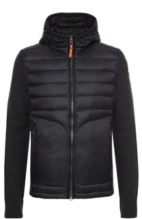 Пуховик Illuga с шерстяными рукавами и спинкой Parajumpers