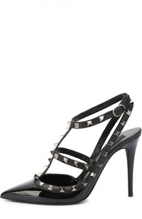 Лаковые туфли Rockstud на шпильке Valentino
