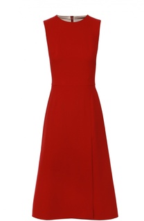 Приталенное платье-миди без рукавов Dolce &amp; Gabbana
