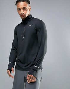 Nike Running Dri-FIT Element Half-Zip Sweat In Black 683485-010 - Черный