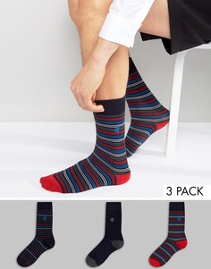 Подарочный набор с 3 парами носков Pringle - Мульти