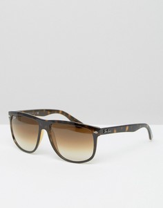 Вайфареры в черепаховой оправе Ray-Ban 0RB4147 - Коричневый
