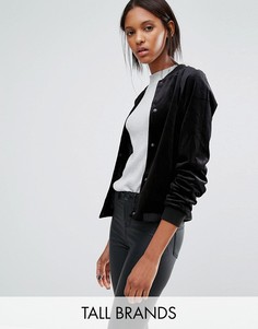 Бархатная куртка-пилот Vero Moda Tall - Черный