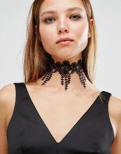 ALDO Floral Choker - Черный