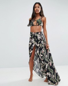 Юбка макси с цветочным принтом Somedays Lovin - Мульти