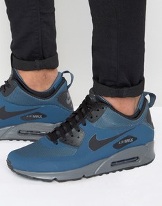 Синие кроссовки Nike Air Max 90 Winterized 806808-400 - Синий