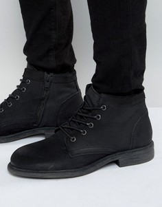 Кожаные ботинки Selected Homme Trever - Черный