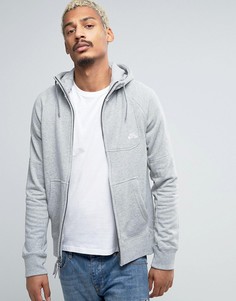 Серое худи на молнии Nike SB Everett 846882-063 - Серый