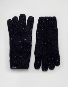Темно-синие перчатки из овечьей шерсти Jack Wills - Темно-синий