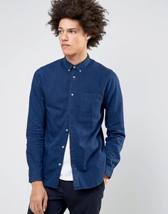 Джинсовая рубашка слим Selected Homme - Синий