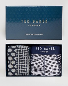 Подарочный набор из боксеров-брифов и носков Ted Baker - Мульти