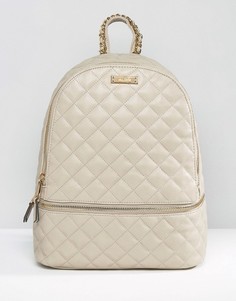 Стеганый рюкзак с карманом на круговой молнии ALDO - Серый