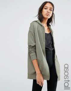 Oversize-худи ASOS TALL Ultimate - Зеленый