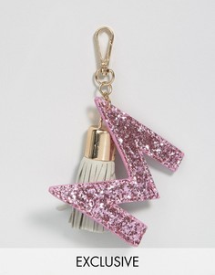 Брелок для ключей с буквой М Skinnydip - Мульти