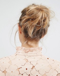 Заколка-бантик Orelia - Золотой