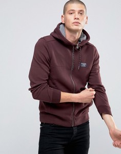 Худи на молнии с подкладкой из искусственного меха по всей длине Abercrombie &amp; Fitch - Коричневый
