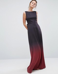 Платье макси с эффектом омбре Ted Baker - Мульти