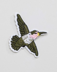 Нашивка с вышивкой в виде колибри Orelia - Мульти