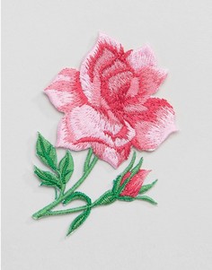 Нашивка с вышитой розой Orelia - Мульти