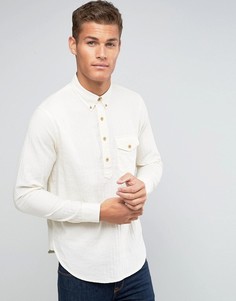 Кремовая рубашка Abercrombie &amp; Fitch - Кремовый
