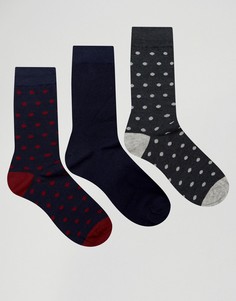 Набор из 3 пар носков Selected Homme - Мульти