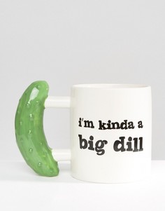 Кружка с огурцом и надписью Big Dill - Мульти Gifts