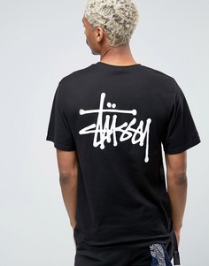 Футболка с логотипом Stussy - Черный