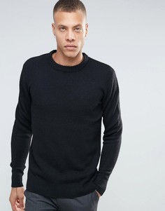 Вязаный меланжевый джемпер Weekday Free - Синий
