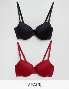 Набор из 2 бюстгальтеров Marie Meili Miu - Красный